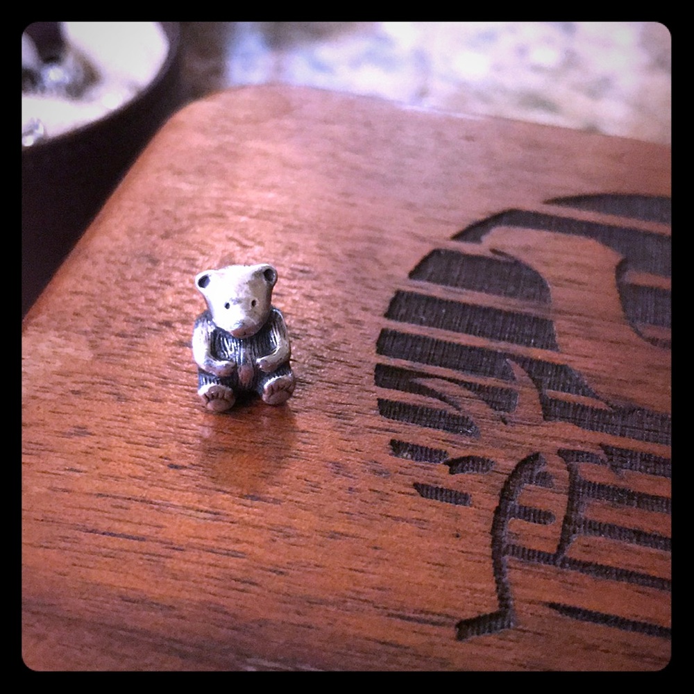 Pandora bear charm authentic